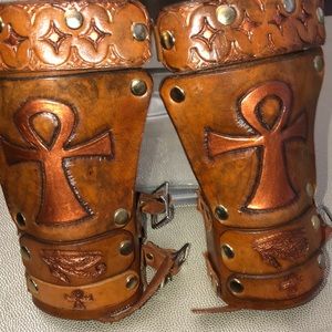 Ankh wrist wraps (handcrafted) Make an Offer